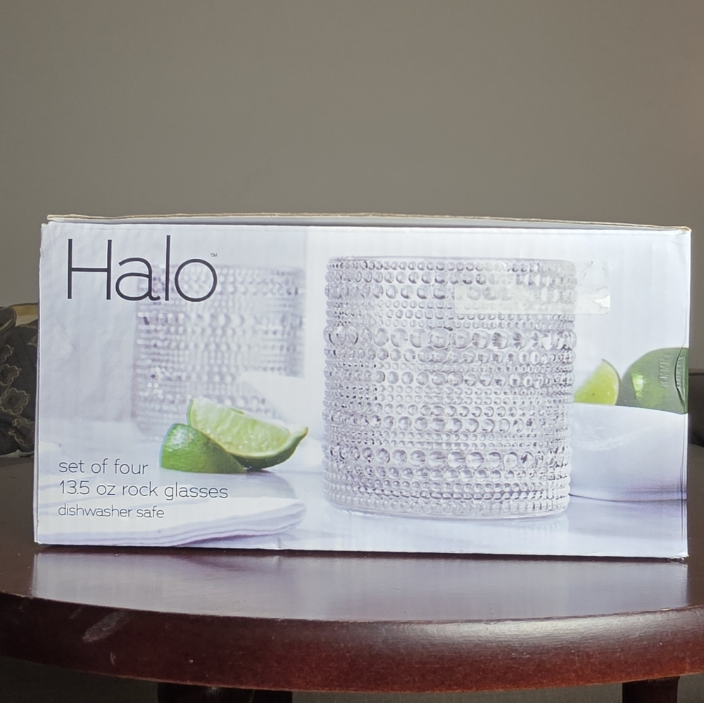 Halo Set of Four Rock Glasses - 13.5 oz - Picture 2 of 4